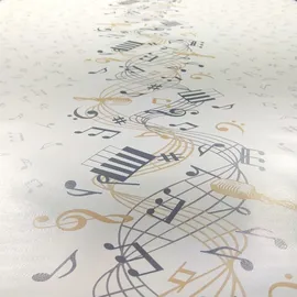 JUNOPAX Papiertischdecke 50m x 1,15m, Musik