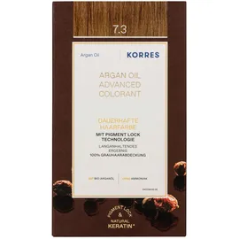 Korres Arganöl Haarcoloration 7.3 honey blonde 145 ml