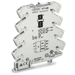 Wago 857-409 Trennverstärker, bipolares Strom- und Spannungseingangssignal, bipolares Strom- und Spannungsausgangssignal 857409
