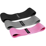 Wozinsky Set Widerstandsbänder aus Stoff Widerstand Miniband für Yoga Fitness