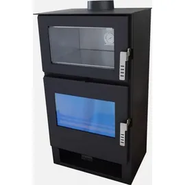 Verso F Inox Stahl Schwarz/Abdeckplatte Inox