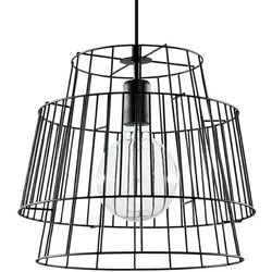 SOLLUX LIGHTING Hängeleuchte "GATE", schwarz, H: 130cm, Lampen, Slush -Einstellung