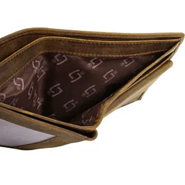 landleder Geldbörse Herren braun