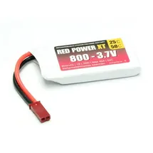 Red Power Modellbau-Akkupack (LiPo) 3.7 V 800 mAh 25 C Softcase JST, BEC