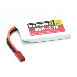 Red Power Modellbau-Akkupack (LiPo) 3.7 V 800 mAh 25 C Softcase JST, BEC