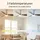 GLOBO LED Deckenventilator 107 cm Braun