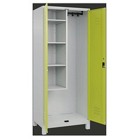 CP Putzmittelschrank Classic Plus 080110-02 S10009 clowngrün, lichtgrau 80,0 x 50,0 x 195,0 cm, aufgebaut