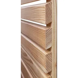 MEGA HOLZ Sichtschutzzaun Rhombus 180 x 180 cm Lärche