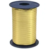 Präsent C.E. Pattberg Mexico Geschenkband metallic Gold, 5 mm x 400 m Ringelband zum Einpacken von Geschenken, Breite, Zubehör zum Dekorieren & Basteln, Dekoband, Anlass