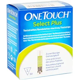 ONETOUCH Select Plus Blutzucker Teststreifen 50 St.