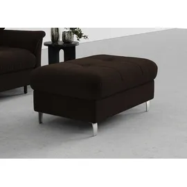 sit&more Hocker Marano mit Stauraum 102 x 43 x 67 cm Braun