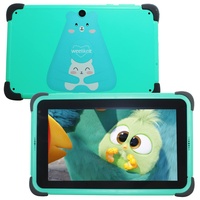 weelikeit Tablet für Kinder, Android 13 Kinder-Tablet 8 Zoll mit AX WiFi 6, 2+32 GB Speicher, Kindersicherung, 4500 mAh, HD-Display, Bluetooth, Google Play, Kleinkind-Tablet mit Stylus (Grün)