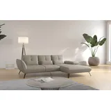 PLACES OF STYLE Ecksofa »Mikado L-Form«, inkl. Sitztiefenverstellung und Armteilverstellung