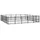 vidaXL Outdoor-Hundezwinger 4,85 m x 4,85 m x 1 m Stahl Schwarz