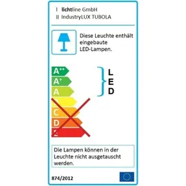 Lichtline LED-Feuchtraumleuchte TUBOLA 1500 K3 PLUS 45W weiß