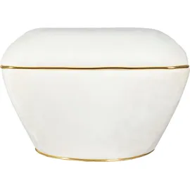 Kayoom Hocker Revena 100 elfenbein gold),