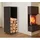 DanDiBo Ambiente Kaminholzregal 85 cm metall/schwarz