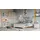 JV Möbel Kinderzimmer Set Bett Kleiderschrank, Jugendzimmer Komplett 2x Nachttische,