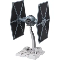 Modellbausatz BANDAI "Star Wars TIE Fighter", grau, Modellbausätze, KinderL:10cm, Kunststoff, L:10cm