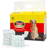 DONO Wegwerfhundewindeln 2018 männlicher Hund wickelt super saugfähige weiche Haustier-Windeln Windeln mit Feuchtigkeitsanzeige EIN L 8count