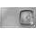Hansgrohe S21 1 Becken rechts Einbauspüle Edelstahl manuelle Ablaufgarnitur 860 x 500 mm
