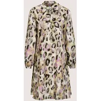 Madeleine Midikleid Animal-Print Schwarz 40