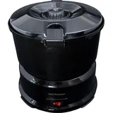 Gastronoma 18220001 Elektrische Aardappelschiller, Sparschäler, Schwarz