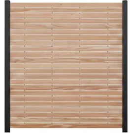 Endorphin Rhombuszaun 180 x 180 cm Beige Holz 2 St.