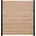Sichtschutzzaunpfosten 180 180 Beige Lärche 3 St