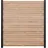 Endorphin Sichtschutzzaunpfosten 180 x 180 cm Beige Lärche 3 St.