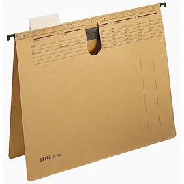 Leitz Hängehefter ALPHA® 1989 Karton naturbraun DIN A4 2x kaufmännische Heftung, 25 St.