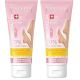 Eveline Cosmetics Revitalum Intensiv Fußcreme - 20% Ceramid & Urea Komplex für Tiefenhydration und Hautregeneration (Packung mit 2)