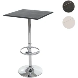 Mendler Bartisch Chicago 110 x 63 x 63 cm Schwarz