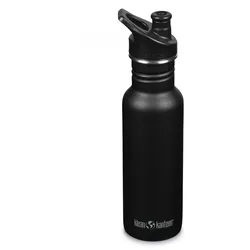 Klean Kanteen 532ml Classic Narrow Sport Cap - STK - black