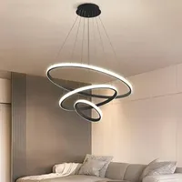 JDONG LED Pendelleuchte Hängelampe Esstisch,54W LED Hängeleuchte & Pendelleuchten Höhenverstellbar für Esszimmer Wohnzimmer,Dimmbar Hängeleuchte Aluminium mit Fernbedienung