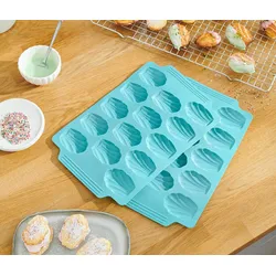Tchibo - 2 Madeleine-Backformen - blau
