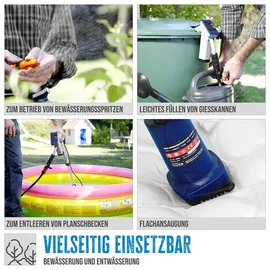 Güde Akku Regenfasspumpe RFP 12-201-04 Set 1500 l/h 2 Akkus
