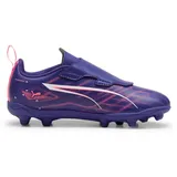 Puma Ultra 5 Play V FG/AG RB Jr Soccer Shoe, Lapis Lazuli White-Sunset Glow, 32 EU