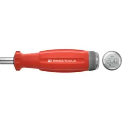 PB Swiss Tools Drehmoment-Schraubendreher, mit Digitalanzeige, D-6,3-Bitaufnahme, 200 cN·m