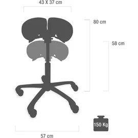 Teqler Sattelhocker rot