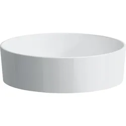 Aufsatz-Waschtisch Kartell (Ausführung: Waschtisch Schale Laufen Kartell 420x135mm ohne Überlauf ohne Hahnloch weiß)