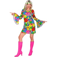 Widmann - Kostüm Groovy Style 70er Jahre, Kleid, Hippie, Faschingskostüme, Karneval