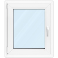 Fenster 60x70 cm, Kunststoff Profil aluplast IDEAL® 4000, Weiß, 600x700 mm, einteilig festverglast, 2-fach Verglasung, individuell konfigurieren