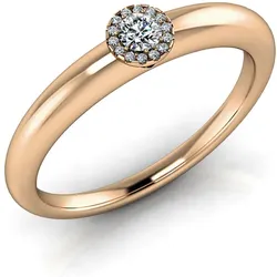 Verlobungsring VR15 585er RosÈgold - 2999