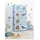 Livarno Home Steckregal Kinder Regal 74 x 36 x 144 - Unterwasserwelt blau