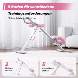 Merach Bauchmuskeltrainer Weiß