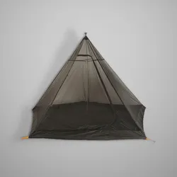 Moskitonetz Tipi Bushcraft Camping schwarz, EINHEITSFARBE, EINHEITSGRÖSSE