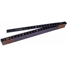 Metrica Gliedermaßstab 20108 Schwarz 1 m