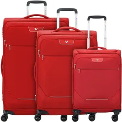 Roncato Joy 4-Rollen Kofferset 3tlg. Koffer & Trolleys   Rot Herren 