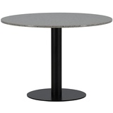 Venture Home Razzia Dining Table 106cm-Grey Terazzo, Black | Grey, One Size